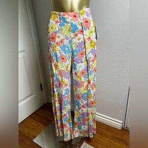Billabong Multicolor Floral Wide Leg Pants